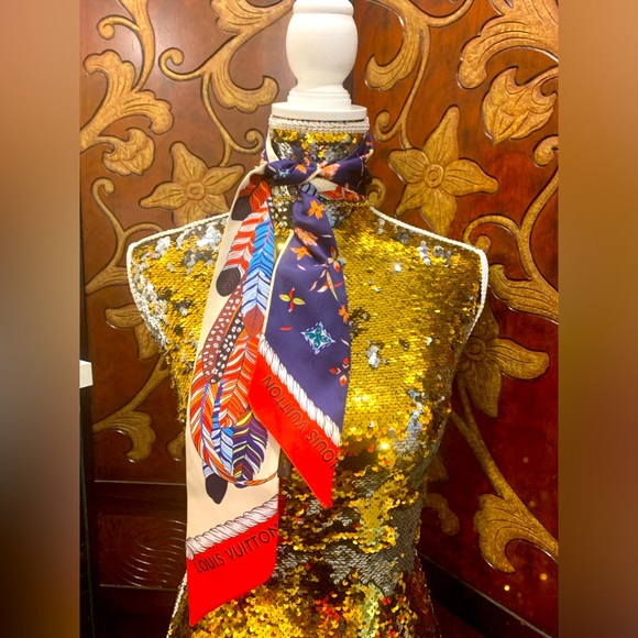 Louis Vuitton Love Birds Bandeau Ecru 💞EUC - Picture 1 of 8